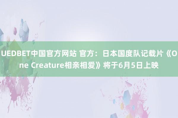UEDBET中国官方网站 官方：日本国度队记载片《One Creature相亲相爱》将于6月5日上映